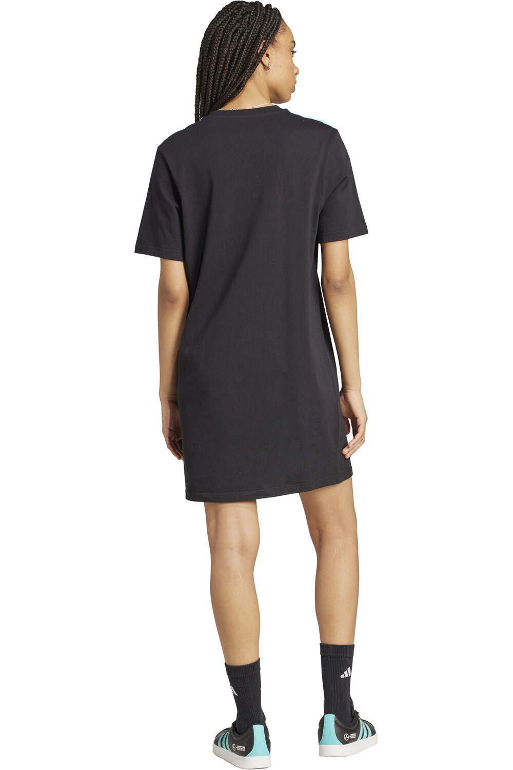 adidas vestidos mujer MERCEDES AMG PETRONAS F1 TEAM DNA vista detalle