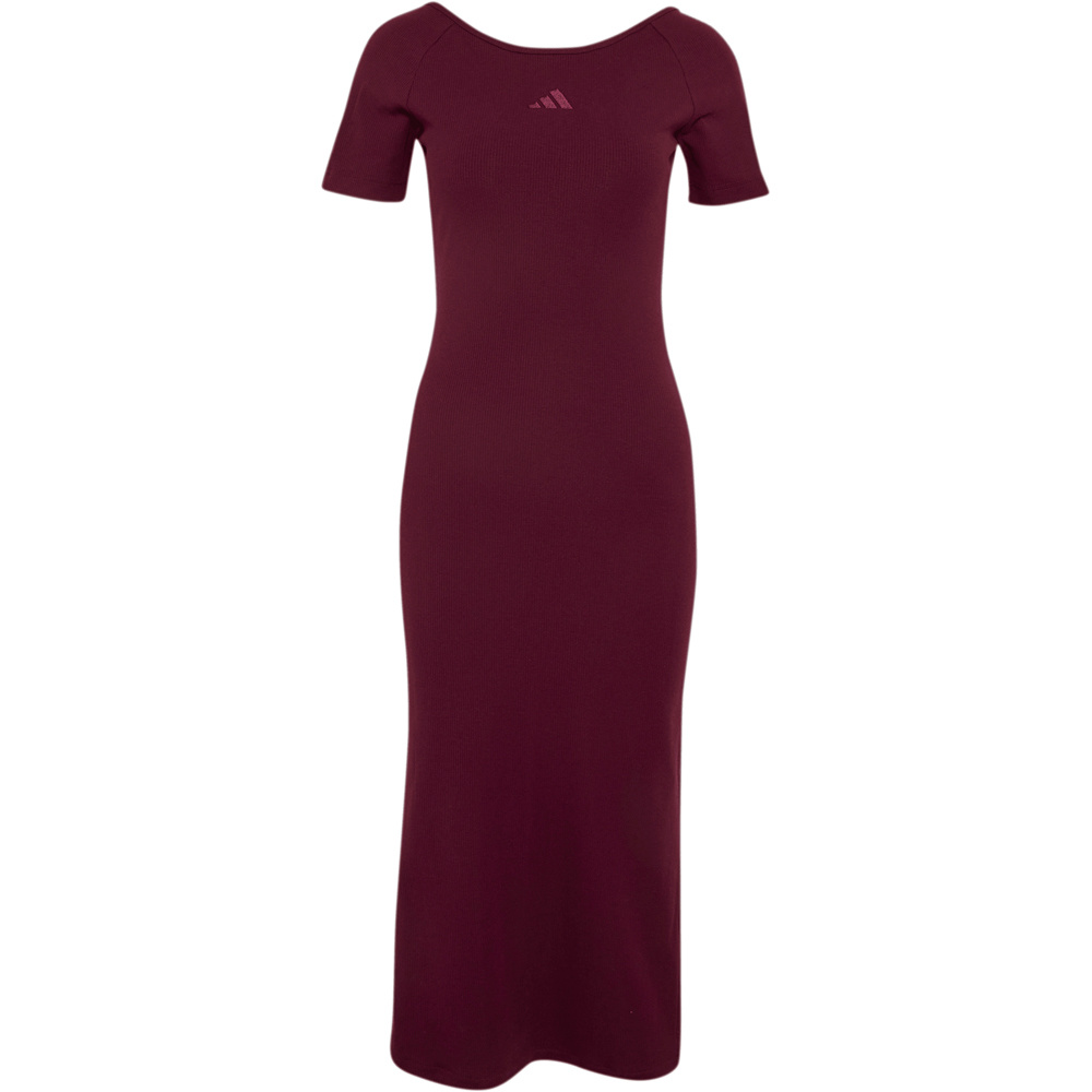 adidas vestidos mujer W AK SL RIB DRE vista frontal