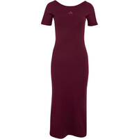 adidas vestidos mujer W AK SL RIB DRE vista frontal