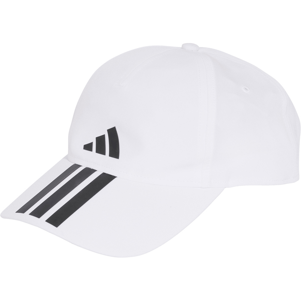 adidas visera lona 3 STRIPES CLIMAPROOF vista frontal