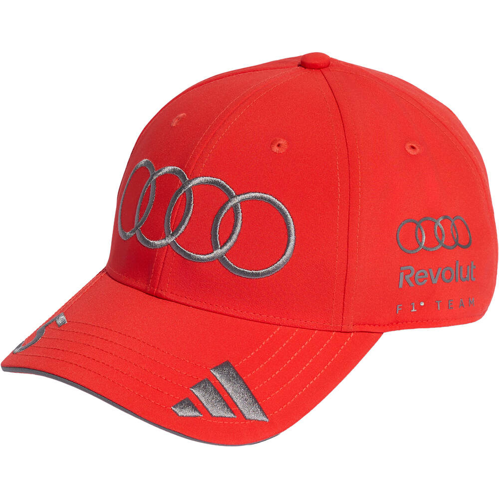 adidas visera lona AUDI FORMULA ONE GABRIEL BORTOLETO vista frontal