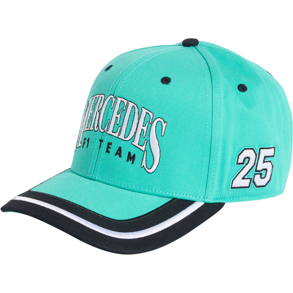 adidas visera lona MERCEDES - AMG PETRONAS FORMULA ONE TEAM vista frontal