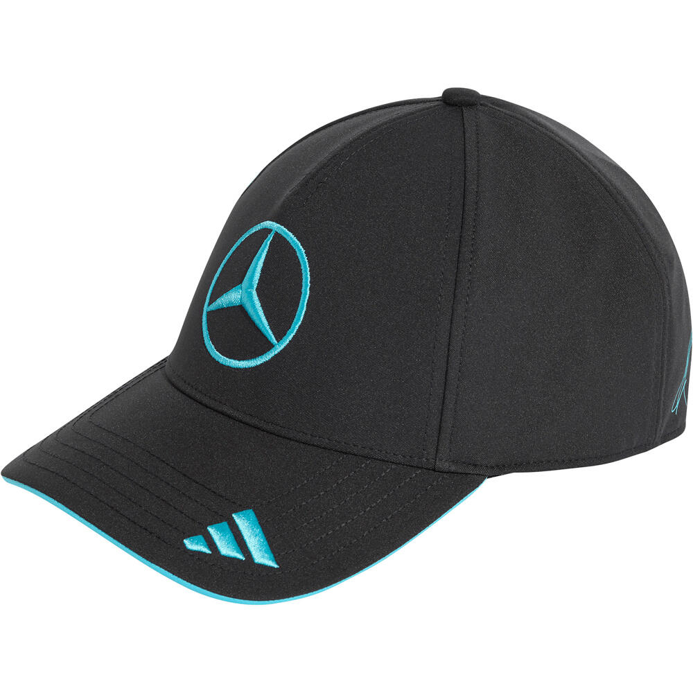 adidas visera lona MERCEDES-AMG PETRONAS F1 G RUSSELL vista frontal