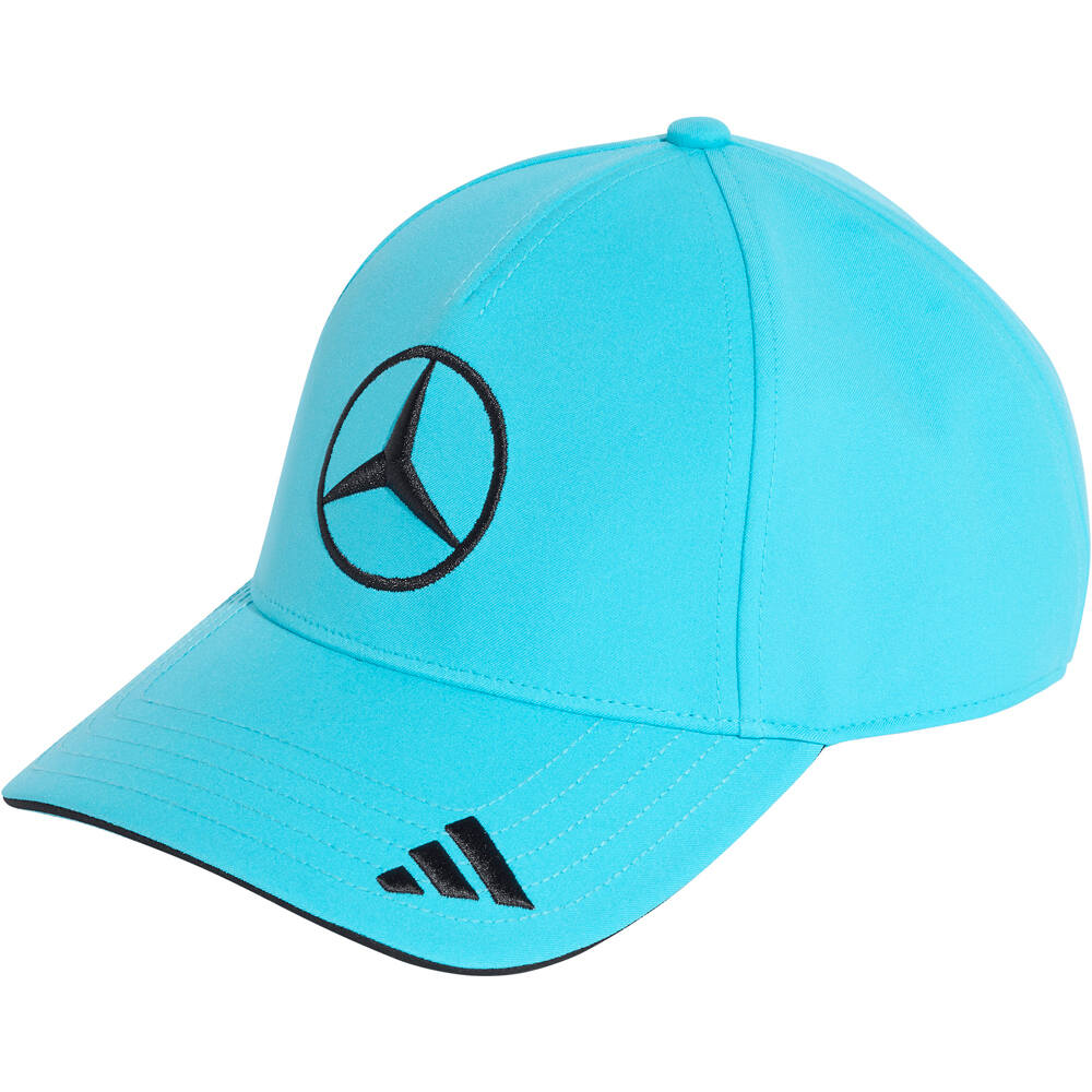 adidas visera lona MERCEDES-AMG PETRONAS F1 G RUSSELL vista frontal