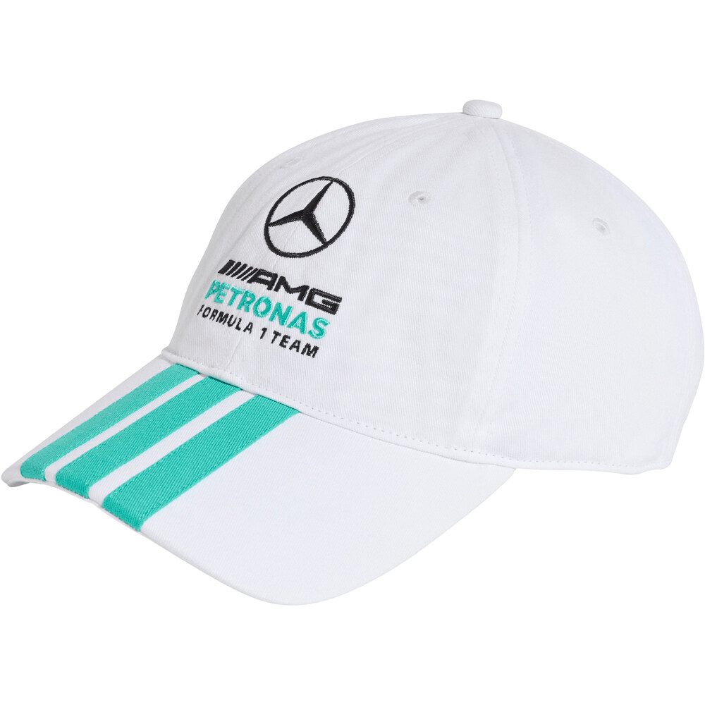 adidas visera lona MERCEDES-AMG PETRONAS F1 TEAM DNA vista frontal