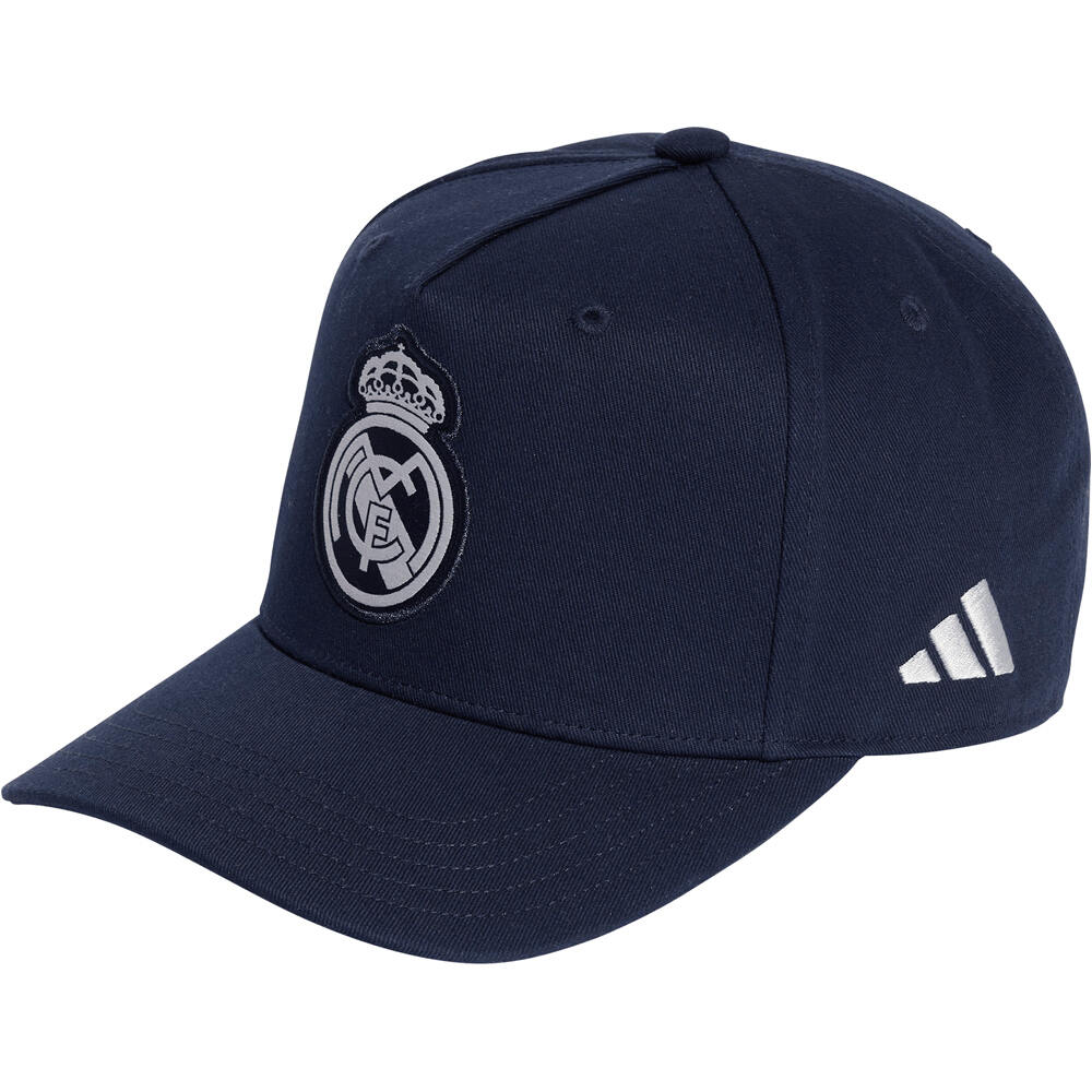 adidas visera lona REAL MADRID VISITANTE SNAP BACK vista frontal