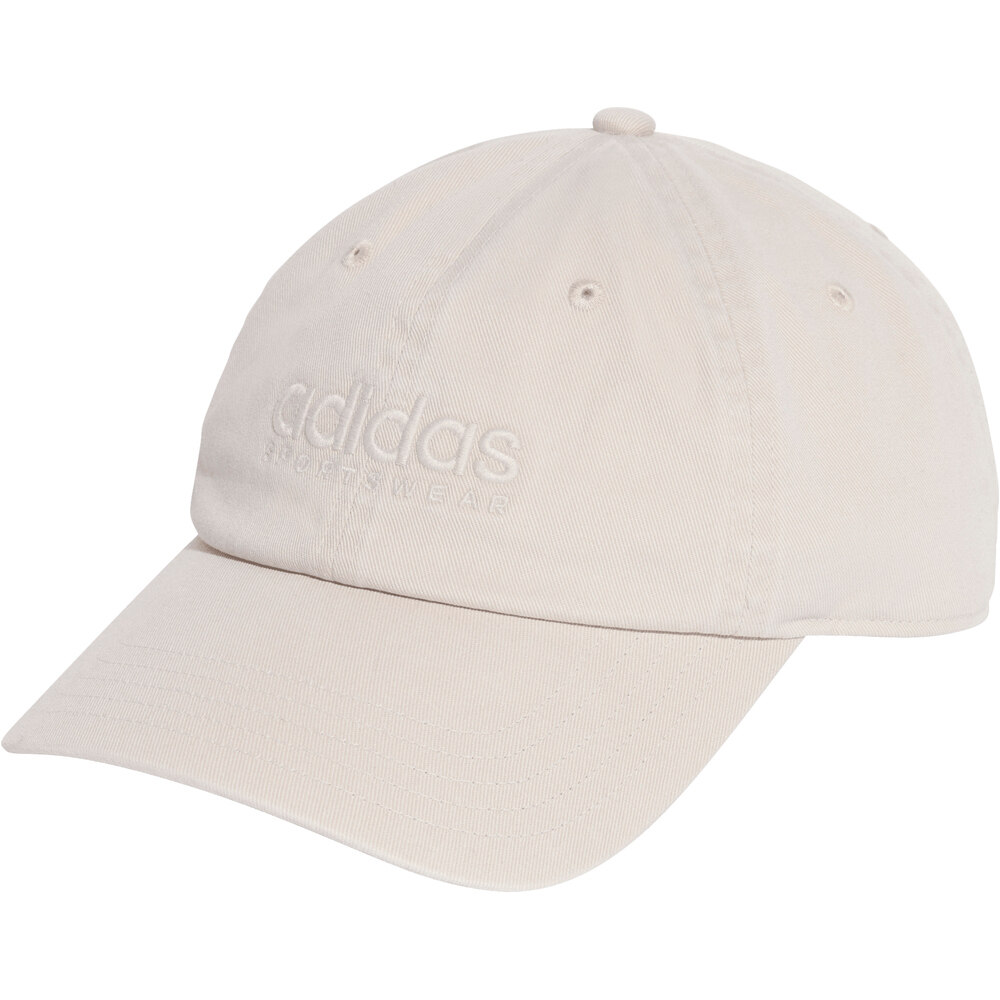 adidas visera lona SPORTSWEAR vista frontal