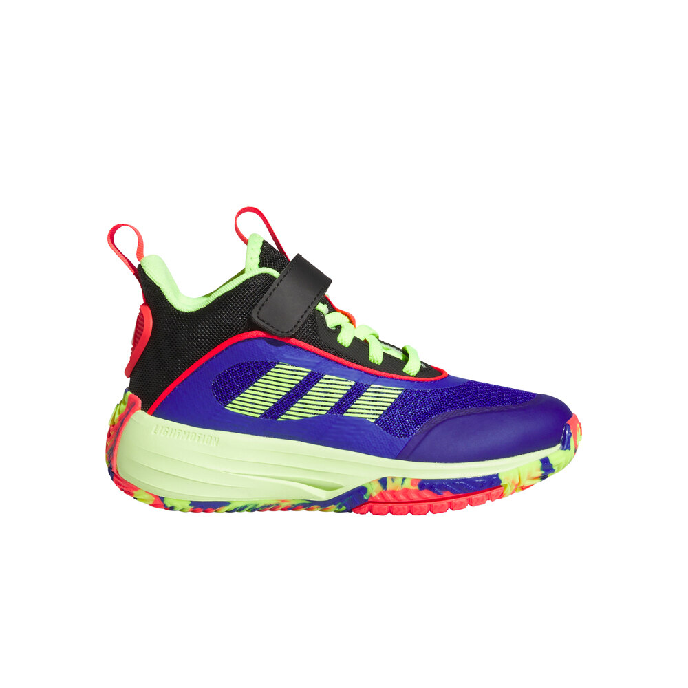 adidas zapatilla baloncesto niños OWNTHEGAME 3.0 J AZVE lateral exterior