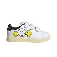 adidas zapatilla moda niño ADVANTAGE SMILEY CF C lateral exterior