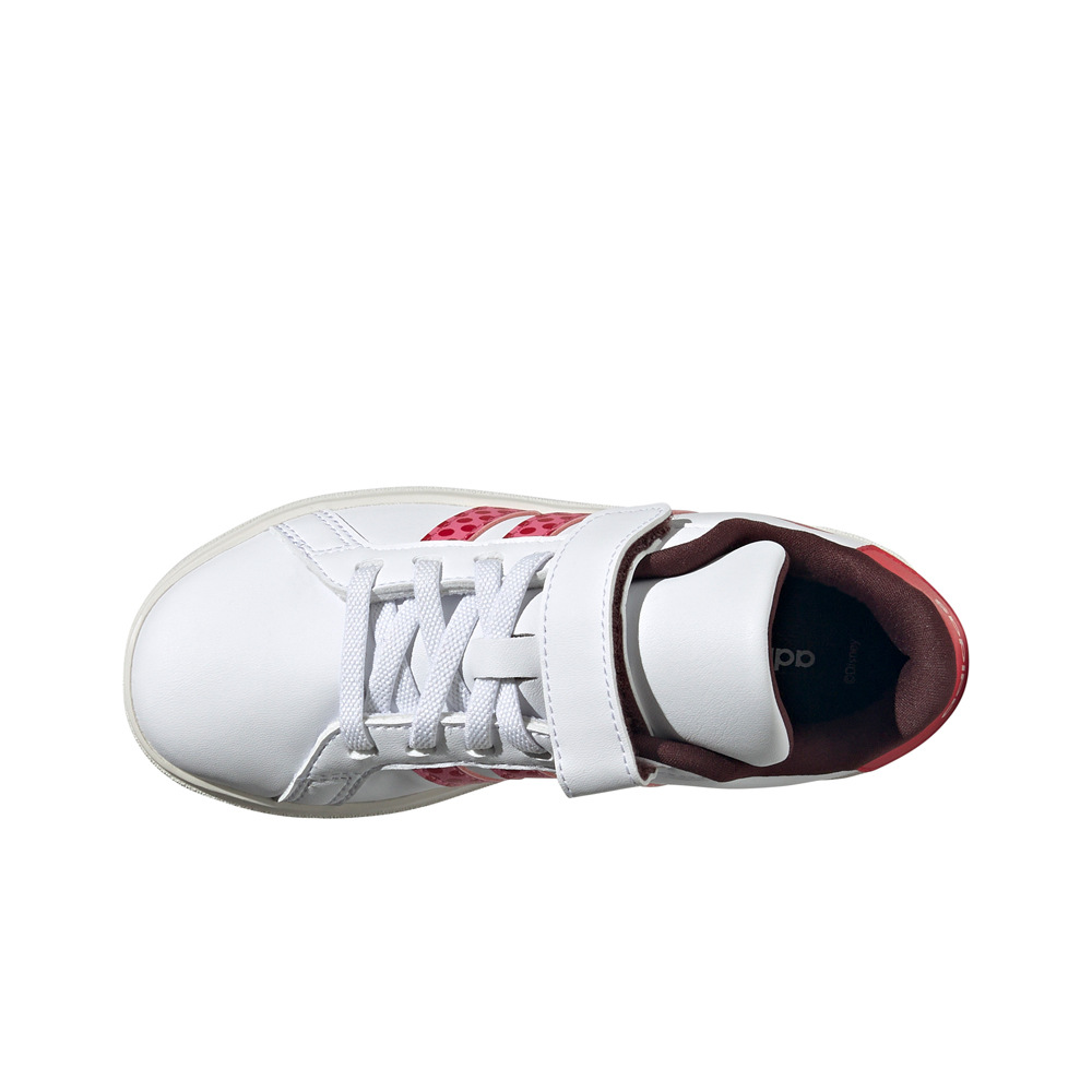 adidas zapatilla moda niño Grand Court 2.0 Disney Minnie Mouse vista superior