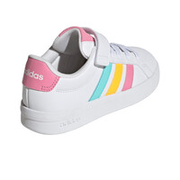 adidas zapatilla moda niño GRAND COURT 3.0 vista trasera