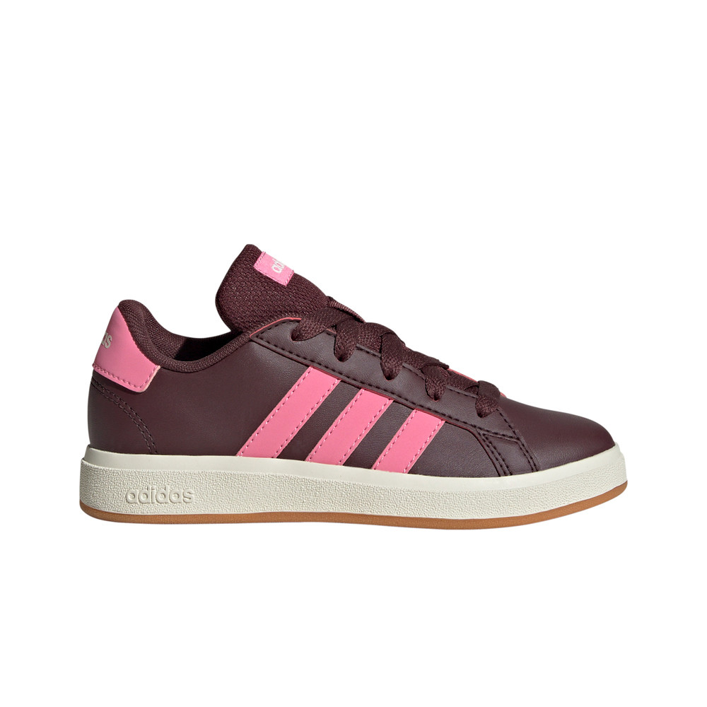 adidas zapatilla moda niño Grand Court Lifestyle Tennis Lace-Up lateral exterior