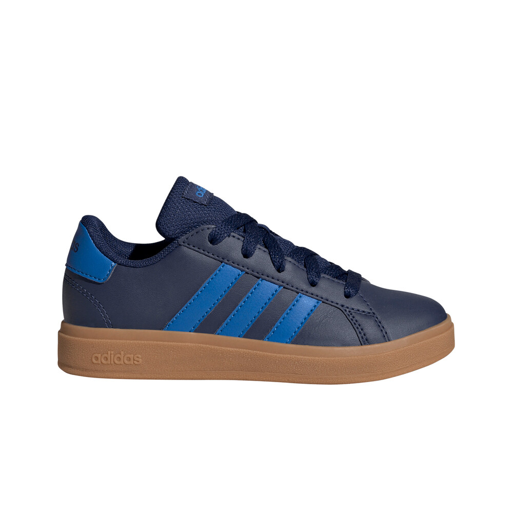 adidas zapatilla moda niño GRAND COURT LIFESTYLE TENNIS LACE-UP lateral exterior