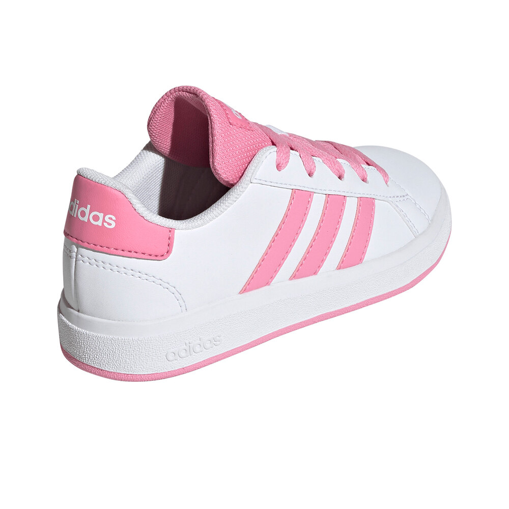 adidas zapatilla moda niño GRAND COURT LIFESTYLE TENNIS LACE-UP vista trasera