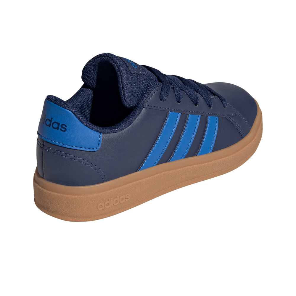 adidas zapatilla moda niño GRAND COURT LIFESTYLE TENNIS LACE-UP vista trasera