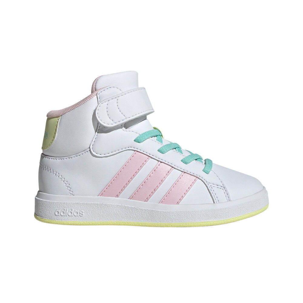 adidas zapatilla moda niño GRAND COURT MID K lateral exterior
