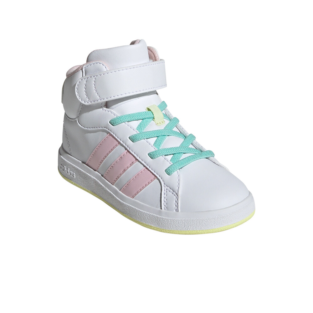 adidas zapatilla moda niño GRAND COURT MID K lateral interior