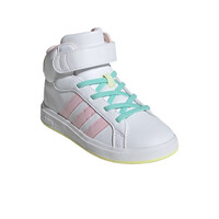 adidas zapatilla moda niño GRAND COURT MID K lateral interior