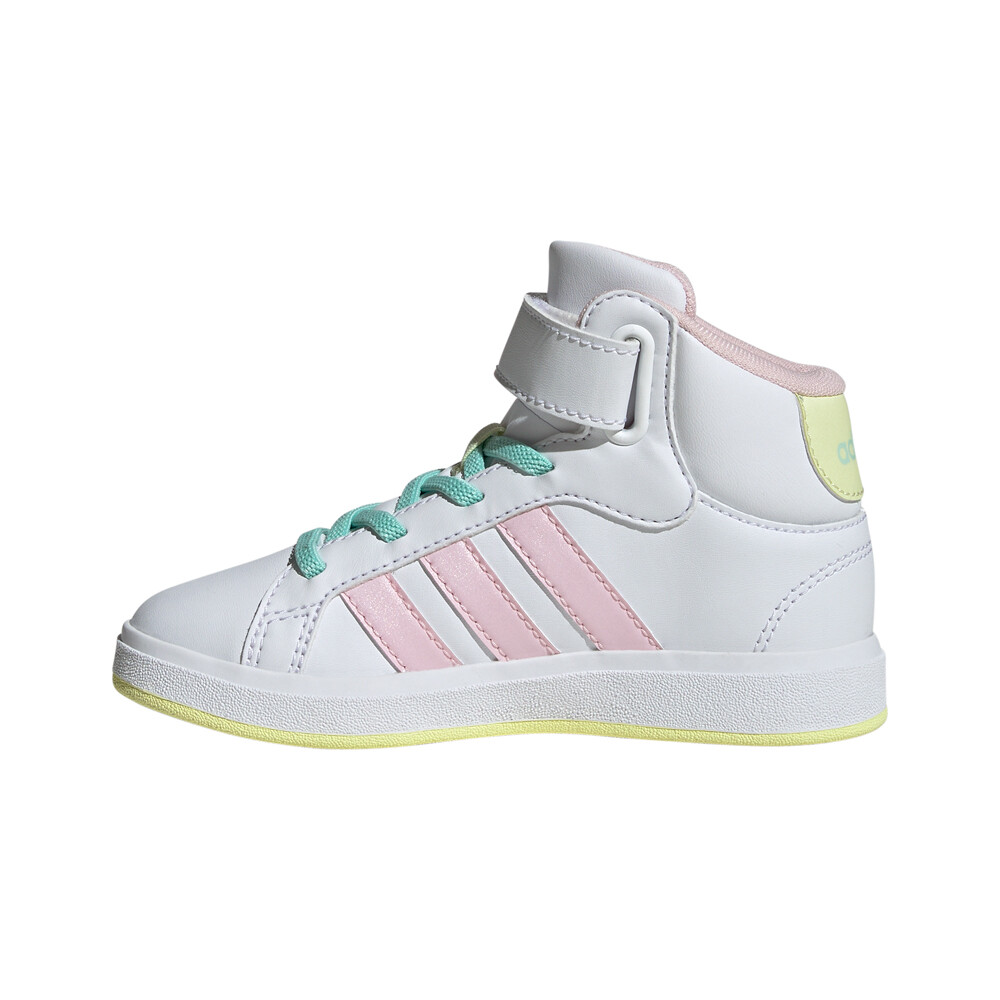 adidas zapatilla moda niño GRAND COURT MID K puntera