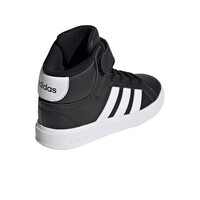 adidas zapatilla moda niño GRAND COURT MID K vista trasera