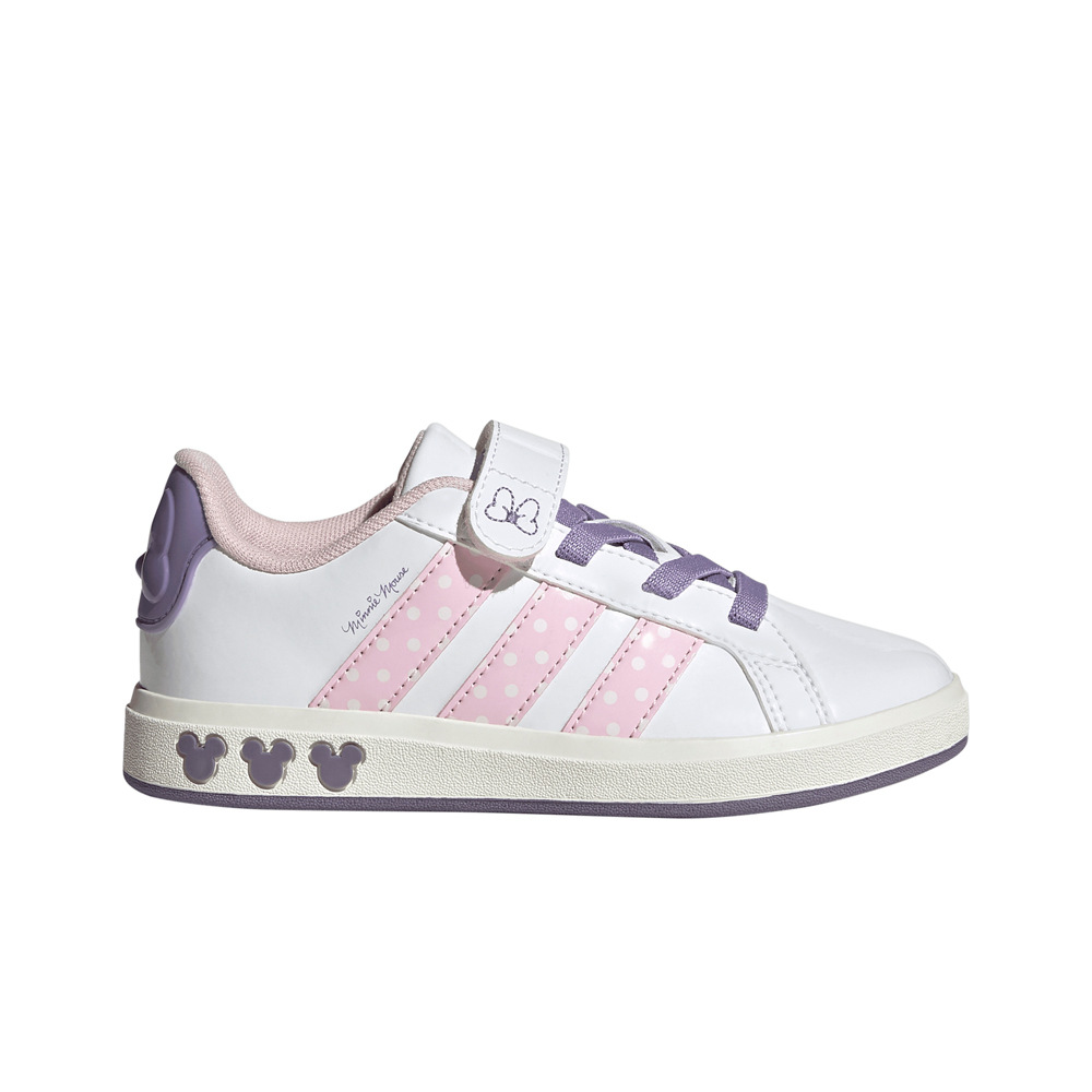 adidas zapatilla moda niño GRAND COURT MINNIE EL K lateral exterior