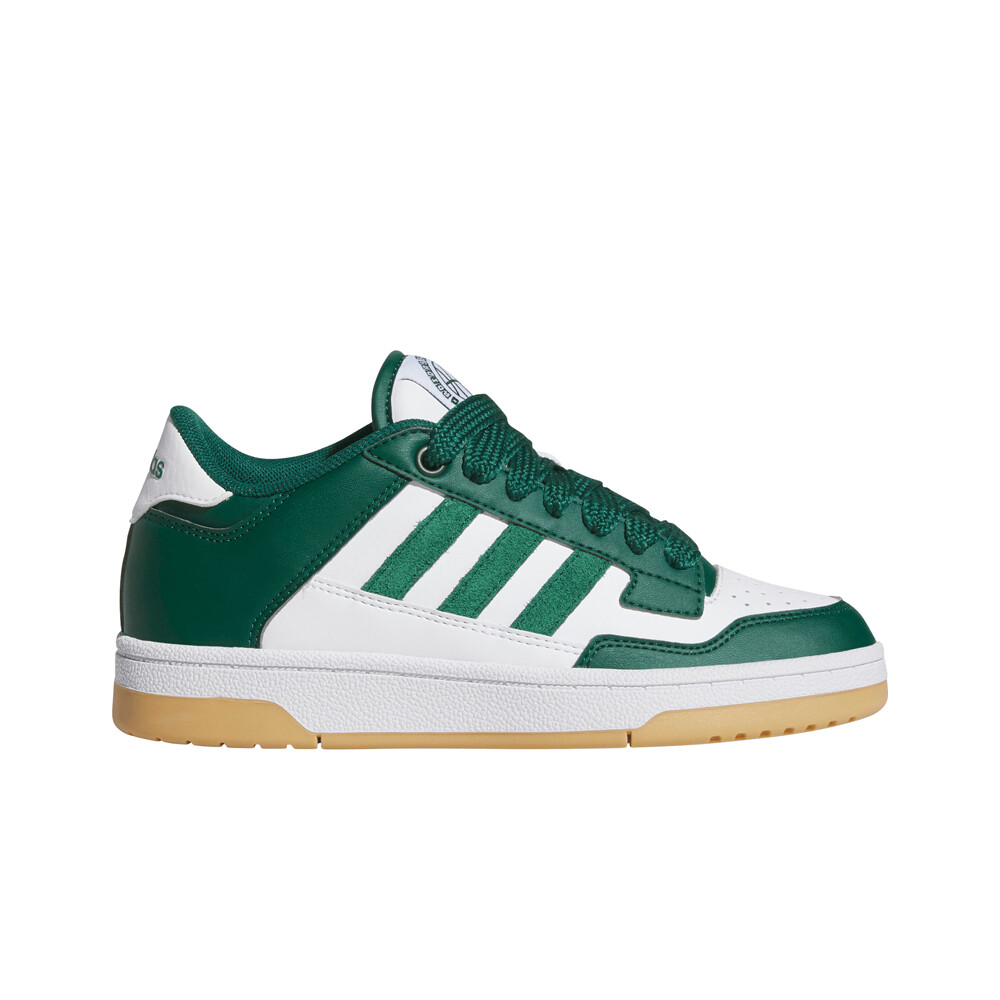 adidas zapatilla moda niño RAPID COURT LOW J lateral exterior