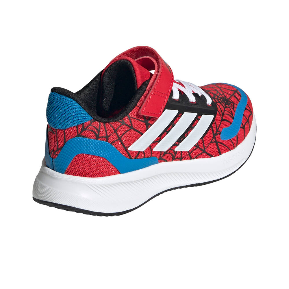 adidas zapatilla moda niño RUNFALCON SPIDER-MAN EL C vista trasera