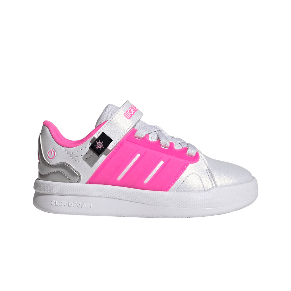 adidas zapatilla moda niño ZAPATILLA DE TENIS LIGHTORAMA lateral exterior
