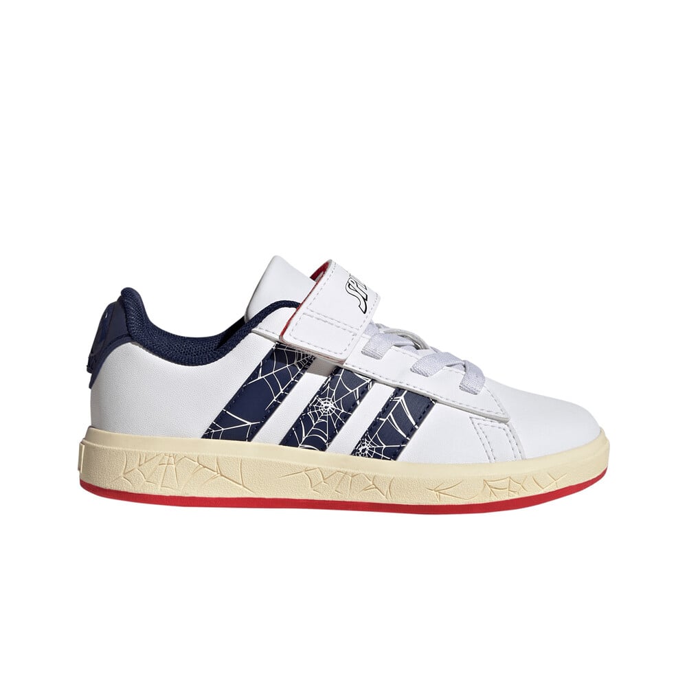 adidas zapatilla moda niño ZAPATILLA MARVEL SPIDERMAN GRAND COURT lateral exterior