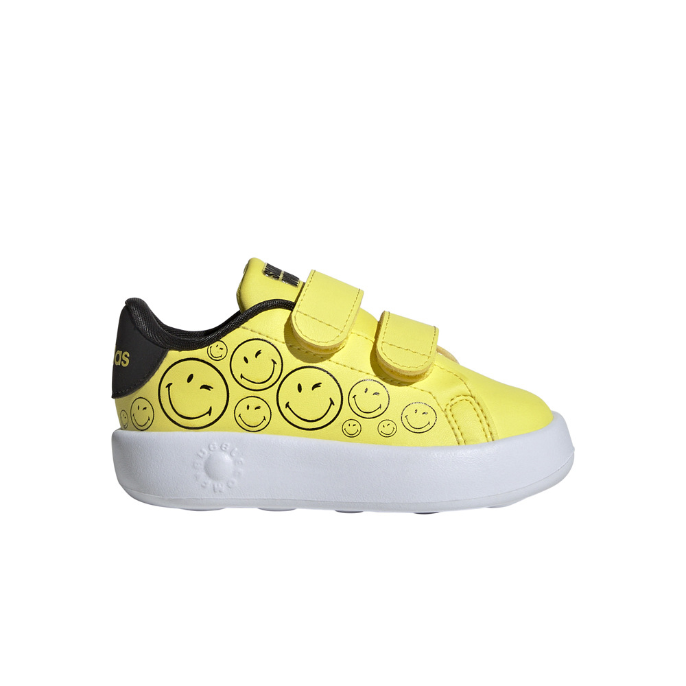 adidas zapatilla multideporte bebe ADVANTAGE SMILEY CF I lateral exterior