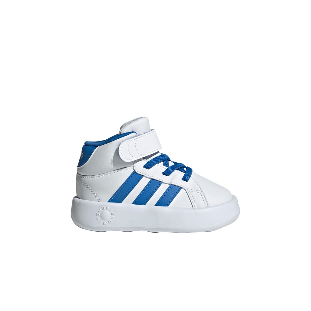 adidas zapatilla multideporte bebe GRAND COURT MID lateral exterior