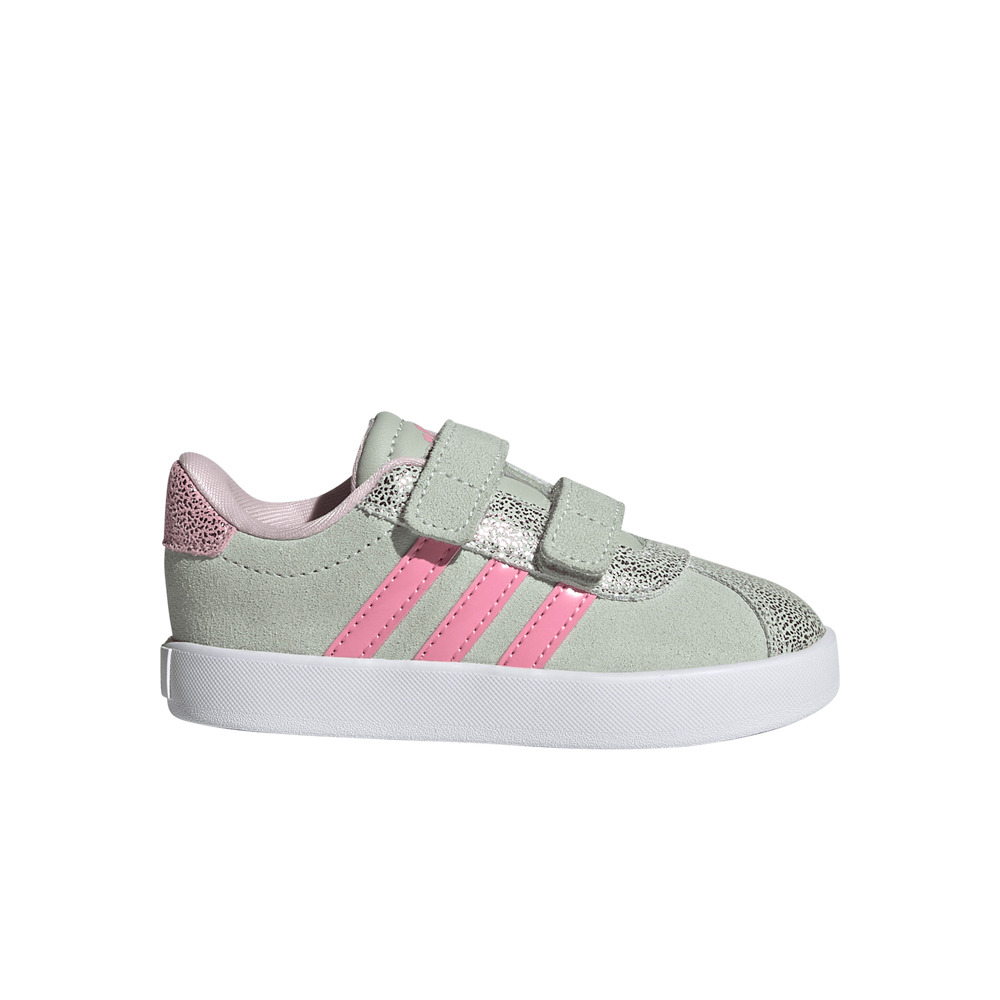 adidas zapatilla multideporte bebe VL PISTA CUBIERTA 3.0 NIOS lateral exterior