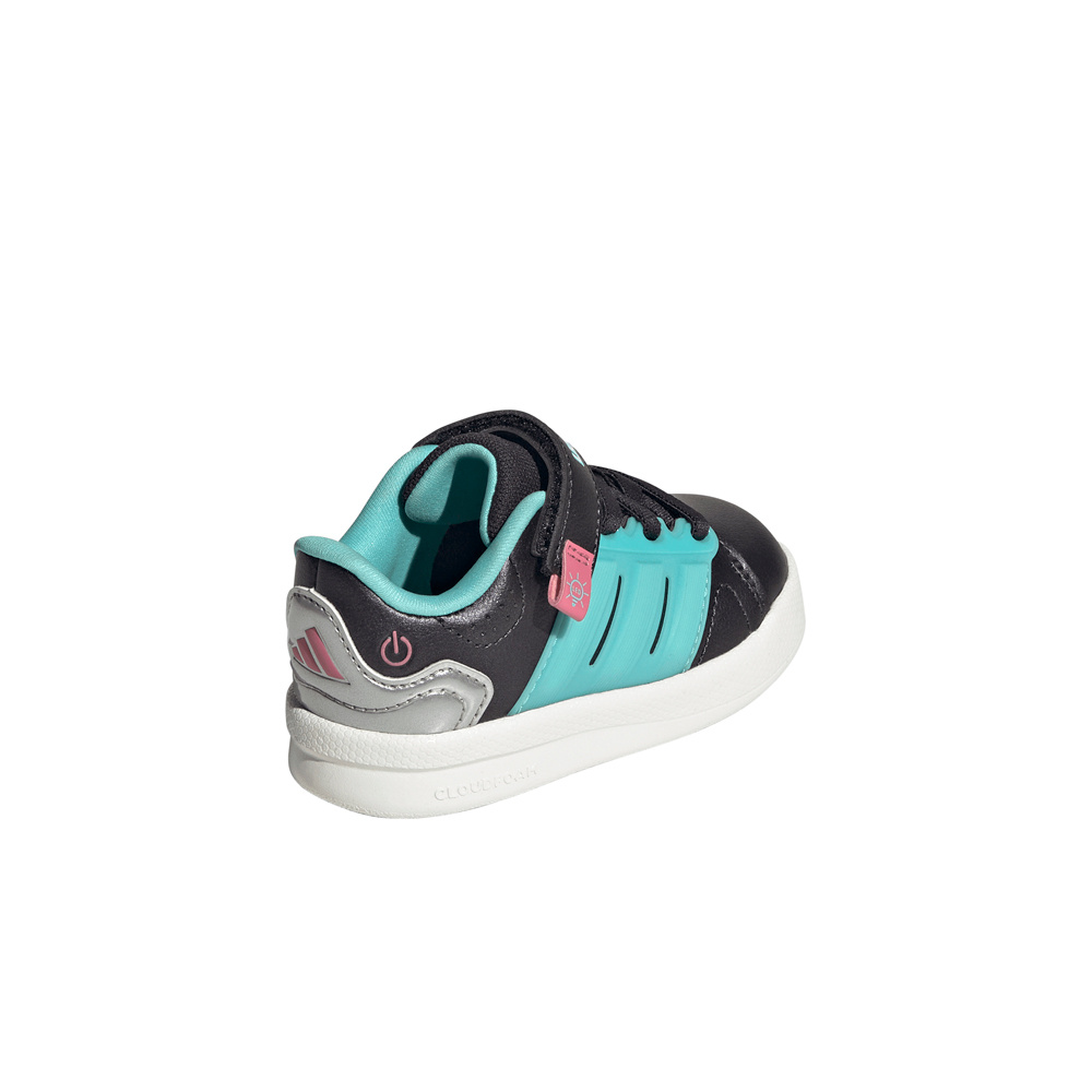 adidas zapatilla multideporte bebe ZAPATILLA COURT LIGHTORAMA vista trasera
