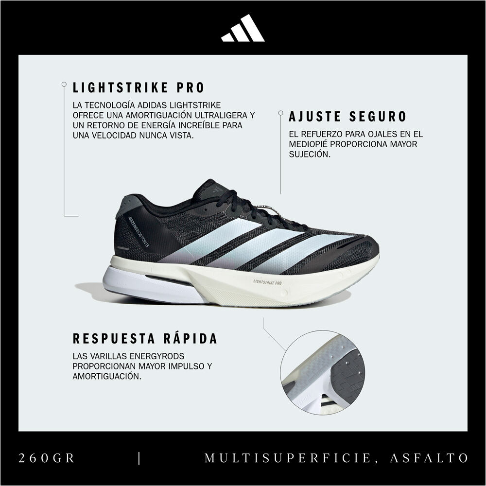 adidas zapatilla running hombre ADIZERO BOSTON 13 M 06