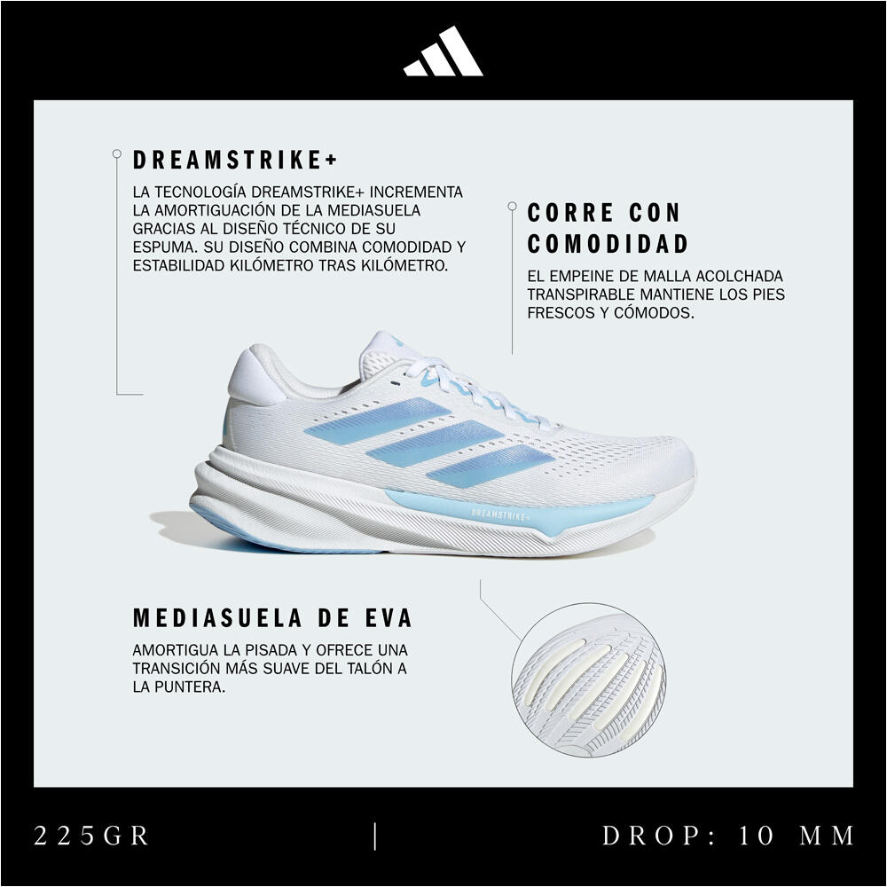 adidas zapatilla running mujer SUPERNOVA STRIDE 2.0 RUNNING 06