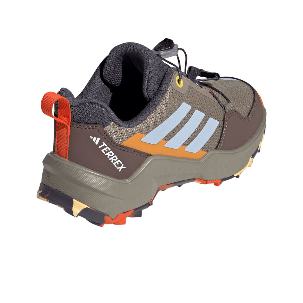 adidas zapatilla trekking niño TERREX AX4S SPEED LACING HIKING vista trasera