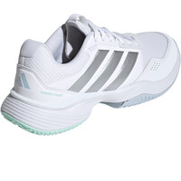 adidas Zapatillas Padel Mujer ZAP GAMECOURT 3 W BL vista trasera