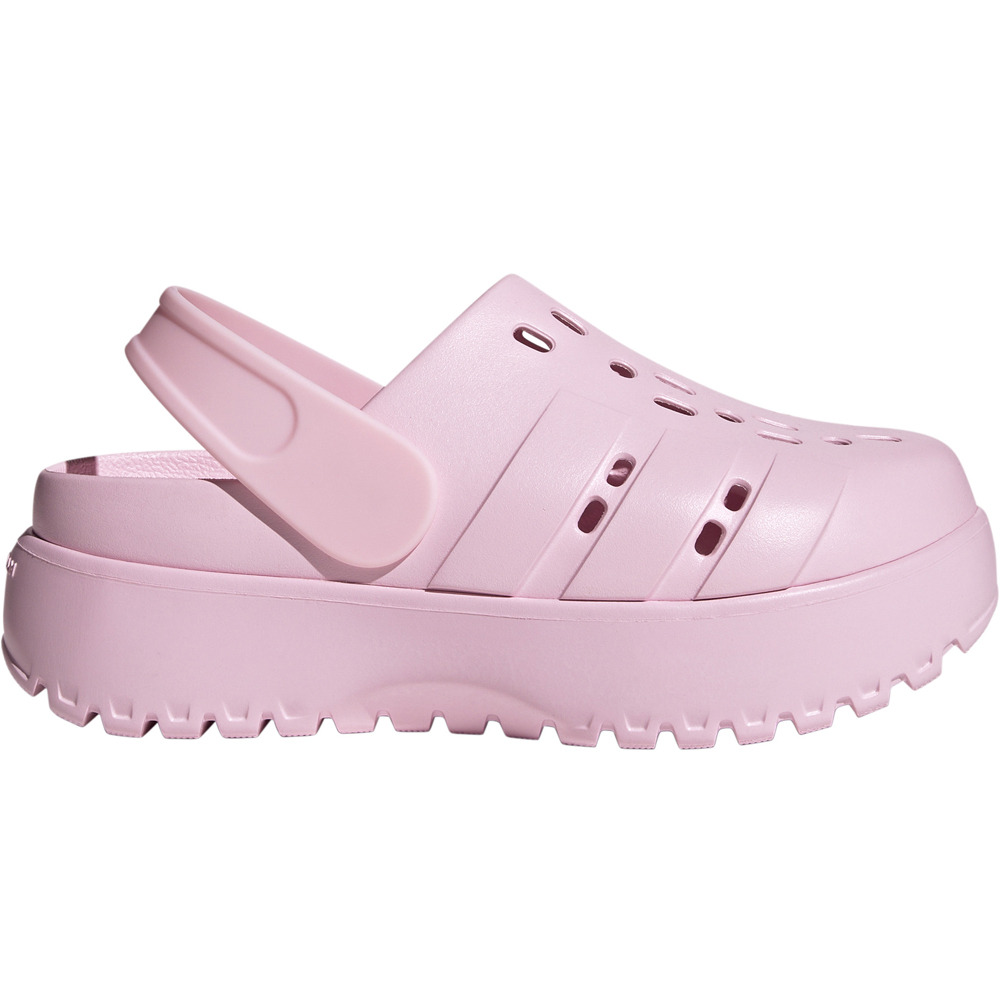 adidas zueco mujer ADILETTE CLOG PLATFORM lateral exterior