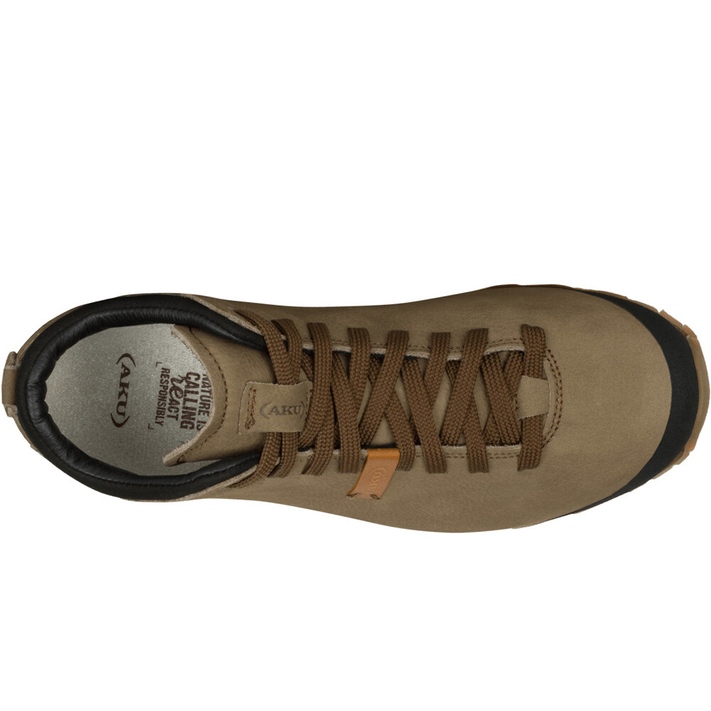 Aku bota montaña cuero hombre BELLAMONT III NBK MID GTX vista superior