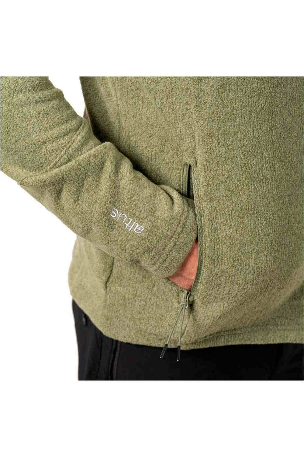 Altus forro polar hombre ODYSSEY K30 vista trasera