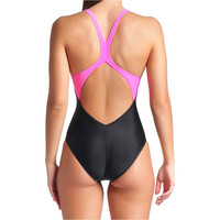 Arena bañador natación mujer ARENA FLOW SWIMSUIT vista trasera