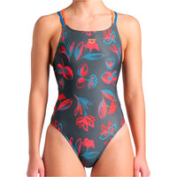 Arena bañador natación mujer FLORAL vista frontal