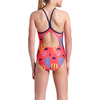 Arena bañador natación niña ARENA BALLOONS vista trasera