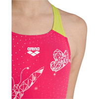 Arena bañador natación niña ARENA BUTTERFLY vista detalle