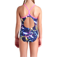 Arena bañador natación niña ARENA SOAP BUBBLES vista trasera