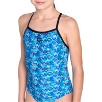Arena bañador natación niña BAADOR ARENA POOLTILES SWIMSUIT LIGHTDROP BACK L vista detalle