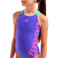 Arena bañador natación niña GRAPHIC SWIMSUIT V BACK vista detalle