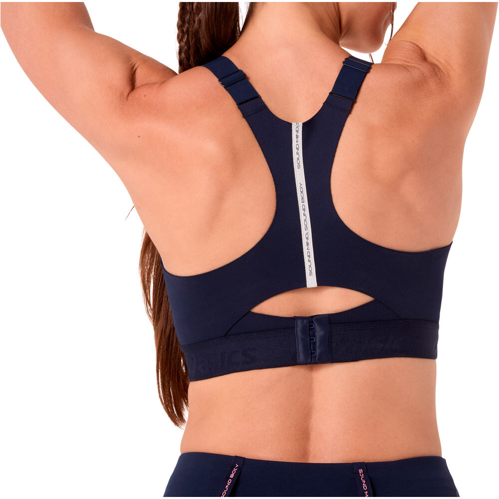 Asics body running mujer ROAD COMBINATION BRA vista trasera