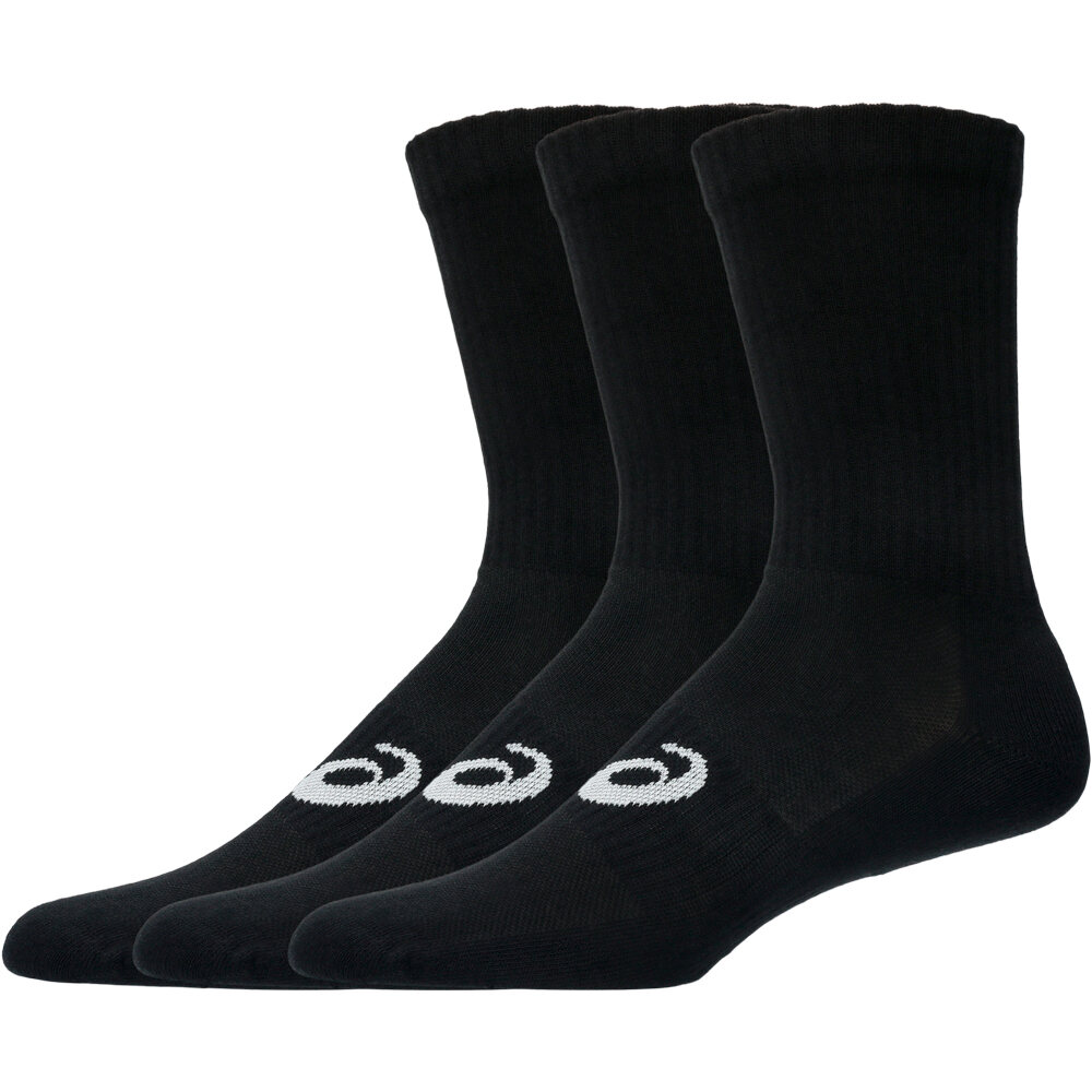 Asics calcetines running 3 PACK CREW SOCK vista frontal
