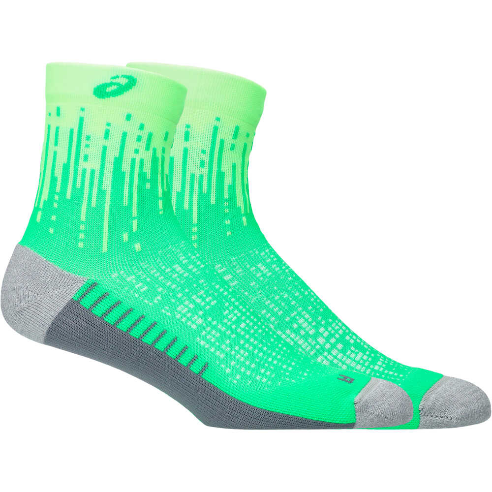 Asics calcetines running PERFORMANCE RUN SOCK QUARTER vista frontal